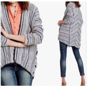 Lucky Brand Bohemian Cardigan Fringe Details Women’s Medium’s